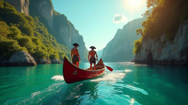 Vivez une aventure inoubliable avec pirates canoe à vallon pont d'arc